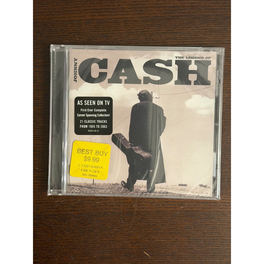 Johnny Cash The Legend of Cash CD 21 Classic Tracks 1955-2003 New Sealed